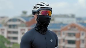 RockBros | ROCKBROS Summer Ice Silk Cycling Face Mask Breathable Anti-UV Bike Face Neck Cover Bandana MTB Road Sports Hanging Ear Scarf