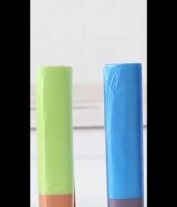 Kantong Plastik Sampah Roll Gulungan Dengan Tali Kresek Refill Serbaguna Warna Warni 45X50CM