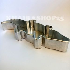 Loyang roti buaya Loyang kue bentuk buaya 35x14x5 cm aluminium