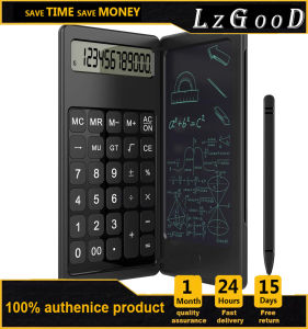 เครื่องคิดเลขLzGoodเครื่องคิดเลขแผ่นขีดเขียนเครื่องคิดเลขสำหรับเด็กเครื่องคิดเลขพร้อมแผ่นกระดานเขียนสำหรับเด็กเครื่องคิดเลขเดสก์ท็อป6จอ LCD แผ่นกระดานเขียนสำหรับเด็ก Calculator12จอแสดงผลหลักแผงอิเล็กทรอนิกส์การวาดภาพ/แผ่นจดบันทึก