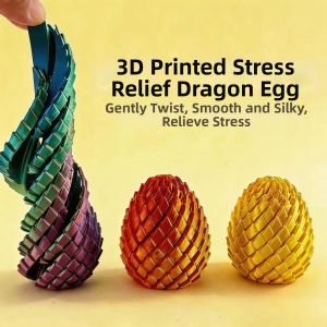 Stress Relief Toy 3D Printed Transforming Slime Dragon Egg Ball