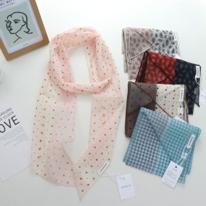 Khăn Choàng Lụa Dài Thời Trang Mới Cho Nữ Mùa Xuân Hè Đa Năng Trang Trí Khăn Choàng Nhỏ Thời Trang Mùa Xuân Mùa Hè