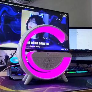Loa Bluetooth G63 sạc không dây đa chức năng tích hợp Đèn ngủ đầy màu sắc
