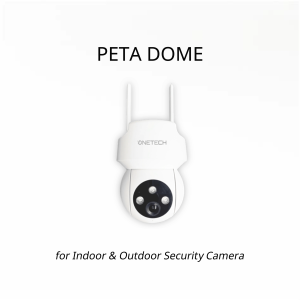 OneTech Peta Dome CCTV Wireless Security Camera Waterproof Outdoor Motion Detection Night Vision 2 Way Audio Speaker