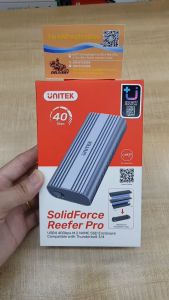 UNITEK SolidForce Reefer Pro USB4 40Gbps to M.2 SSD (PCIe/NVMe) Enclosure รุ่น S1226A