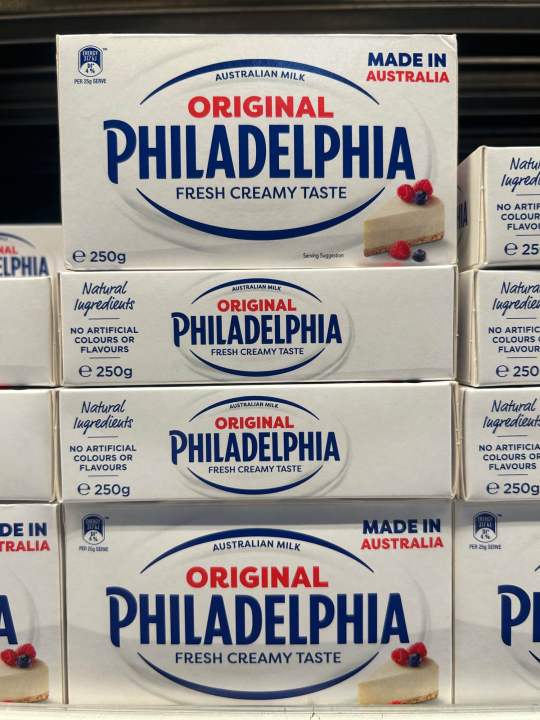 Philadelphia Original Cream Cheese Block 250g (EXP JULY 2024 onwards