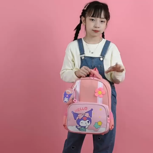 COD High Quality Kuromi Backpack for Girls Canvas School Bag for Young Students