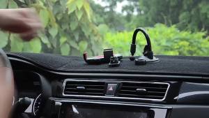 【SG STOCK】Car Windshield Hose Automatic Lock Car Phone Holder 360 ° Rotating Suction Cup Hose Holder