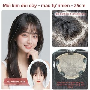 MEIHE | Miếng Dán Tóc Đôi Kim to dày cho Phụ Nữ Che Kín Tóc Bạc Tăng Khối lượng Tóc