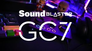 CREATIVE SOUND CARD Sound Blaster GC7 Sound Card  ซาวด์การ์ดสำหรับการเล่น และสตรีมเกม พร้อมปุ่มตั้งค่าได้