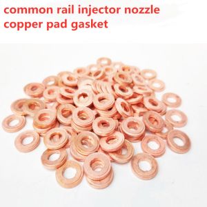 20 Pcs 7x15mm EURO-III Common Rail Injector Nozzle Copper Pad Gasket for Diesel Injector Sealing Diesel Pump Repair Tool Parts
