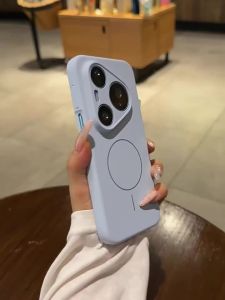 Magnetic Shockproof Liquid Silicone Phone Case