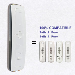 SOMFY Telis 1 4 Pure 433.42MHz Remote Control Curtain Controller Transmitter 1810633 1810632 1810632A 1810631 Opener
