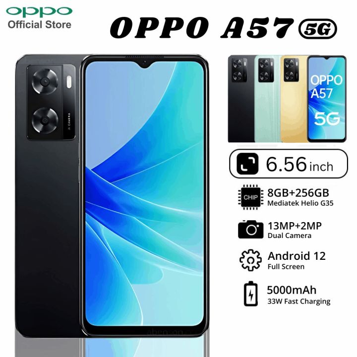 OPPO A57 8GB+256GB | 33W SuperVOOC Cellphone | 5000mAh Long-Lasting ...