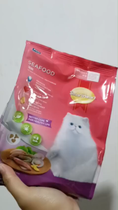 Makanan Kucing - Smartheart Adult Cat Seafood 480g Freshpack - Makanan Kering Kucing