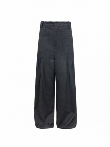 JCAESAR STUDIO | Press-pleat Baggy Wide Leg Trousers