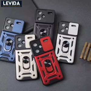 Case Redmi Note 13 Pro Plus 5G Case Robot Slide Kamera Protect Ringstand