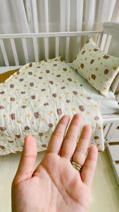 Bộ Mền Gối cho bé đi học vải muslin cao cấp mịn mát nhiều kích thước