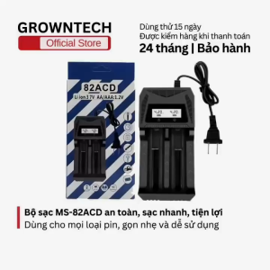 Bộ sạc pin đa năng MS-82ACD tiện lợi hỗ trợ nhiều loại pin sạc nhanh ổn định an toàn dễ sử dụng