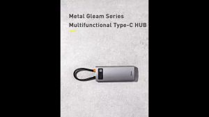 Hub chuyển đổi đa năng 8 trong 1 Baseus CAHUB-CV0G ( Type-C to HDMI/ USB3.0/ LAN / SD Card Reader/ Type C PD 100W Multifunctional HUB) - Bảo hành chính hãng 12 tháng