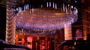 Solar Light Outdoor 30/50cm Solar Meteor Shower Rain 10 Tubes Hari Raya Lights LED String Lights Waterproof Solar Street Light Garden Tree Wedding Ramadan Hari Raya decoration