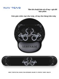 KIUAOCAI | Cute Designed Mouse Pad with Wrist Rest Thickened Silicone