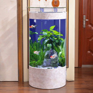 AJIASHUIZU | Half Circular Lazy Eco-friendly Maintenance-Free Aquarium