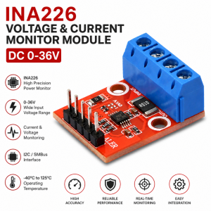 diymore | INA226 Voltage and Current Module DC 0-36V Current and Voltage Monitoring Sensor Module I2C Interface