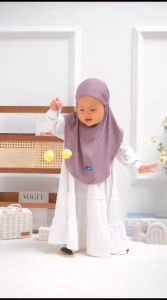 jilbab tali bahan jersey premium anak perempuan naura usia TK SD / hijab instan anak / kerudung anak anti gerah