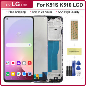6.55 LCD Display Touch Screen Digitizer Assembly for LG K51S K51 S LMK510EMW LM-K510EMW LM-K510 Repair Parts