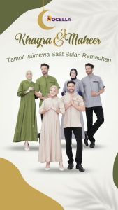 Rocella Gamis Wanita Pakaian Hijab Perempuan Muslimah Dress Panjang Wanita Muslim Gamis Fantara Rocella Atasan Wanita Muslima Baju Premium Gamis Premium Nyaman Dipakai
