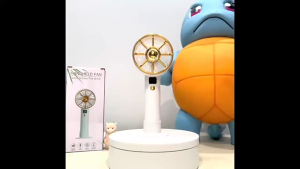 Mini Fan: A Portable LED Display Fan with 6 Speed Adjustments