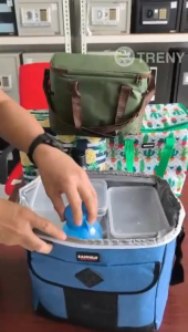 Large Capacity Insulation Cooler Bag Camping Picnic Insulated Bag For Frozen Food Travel Lunch Thermal Bag 保温袋保冷袋 Lunch Box Bag Cooling Bag