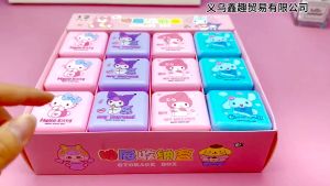 🔥chageey👍 My Melody Cinnamoroll Kuromi 2 Drawer Pencil Organizer Mini Make-up Organizer Desktop Organizer Kawaii Plastic Organizer