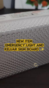 PCO EMERGENCY LIGHT/EXIT SIGN LED light Down light led ceiling light Lampu Kecemasan Auto Menyala Lampu Siling Emergency