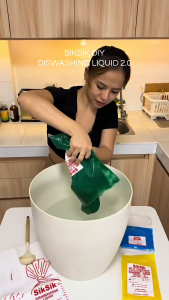 SIKSIK DIY Dishwashing Liquid Kit (2L 4L & 16L Yield) - Easy Mix Formula - Calamansi & Lemon Scent