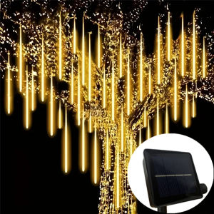 Solar Led Light Outdoor Meteor Shower Rain Lights Waterproof Garden Decor Outdoor Street Garland New Year Christmas Decoration
