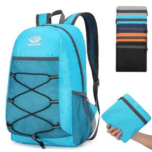 Outdoor Climbing Bag Mens Fashion Sports Travel Large Capacity Foldable Backpack Polyester Pure Color Modern Neutral Style