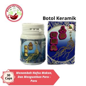 Ginseng Biru - Ren Sheng Zhen Fei Wan - Untuk Nafsu Makan