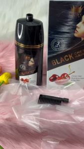 Dầu gội phủ bạc Lược nhuộm phủ bạc CHERRY RUBY LUXURY 450ml (Màu đen) - An toàn dễ sử dụng bền màu