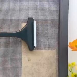 【Gift Groove Brush】Multi Functional Window Cleaning Scraper Brush Extendable Mesh Cleaning Brush Non Adhesived Two-Sided Cleaning Scraper Kit Suitable For Window Screen Cleaning Tools Window Glass Cleaner