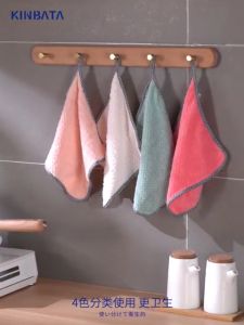【Local Ready Stock】KINBATA Coral Fleece Cloth  10 PCS  Kitchen Towel  Household  Multi-Purpose Cleaning/Use