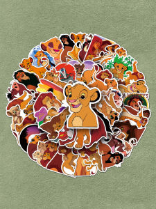 Lion King Stickers Notebook Tablet Mobile Phone Helmet Handbag Decor Cute Childrens Animation Cartoon Childhood Memories Simba Graffiti Personality Creative DIY Decals