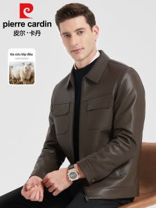 Pierre Cardin | Luxury Sheepskin Leather Jacket Workwear