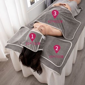 Khăn Mặt Spa Cao Cấp Khăn Tắm Khăn Trải Giường Khăn Quấn Đầu Khăn Mặt Chuyên Dụng Cho Phòng Chăm Sóc Da Khăn Có Lỗ