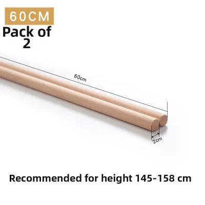 Pilates Wooden Stick Fitness Equipment Corrective Yoga Rod Body Shape Crossback Scoliosis Correction Tool Sport Fans Supplies