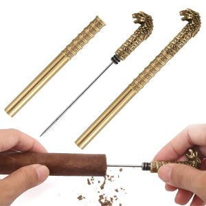 Dụng Cụ Mở Xì Gà Bằng Thép Không Gỉ Cổ Điển Kim Chính Xác Vận Hành Thủ Công Dùng Được Cho Mọi Kích Cỡ Xì Gà Kèm Hộp Quà Tặng