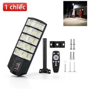 Đèn Đường Năng Lượng Mặt Trời LED 800000W 2040 Chống Nước Ngoài Trời Cho Sân Vườn Quảng Trường Đường Phố - 650 ㎡ Đèn Chiếu Sáng Có Thể Điều Chỉnh Độ Sáng Phong Cách Hiện Đại