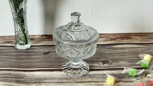 European Glass Candy Cup  Creative Lid Jar Tray Fruit Candy Bucket Storage Biscuit Sugar Snack Tea Coffee Food  jewelry