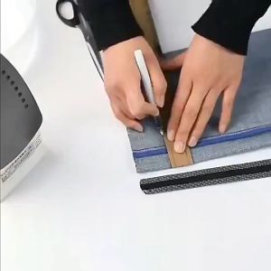 Pemendek Celana Jeans Tanpa Jahit Ukuran 100CM / Perlengkapan Jahit Mudah Praktis Shorten PH C1179